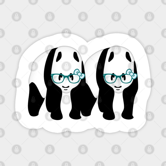 Gay Pride Pandas Sticker by mailboxdisco